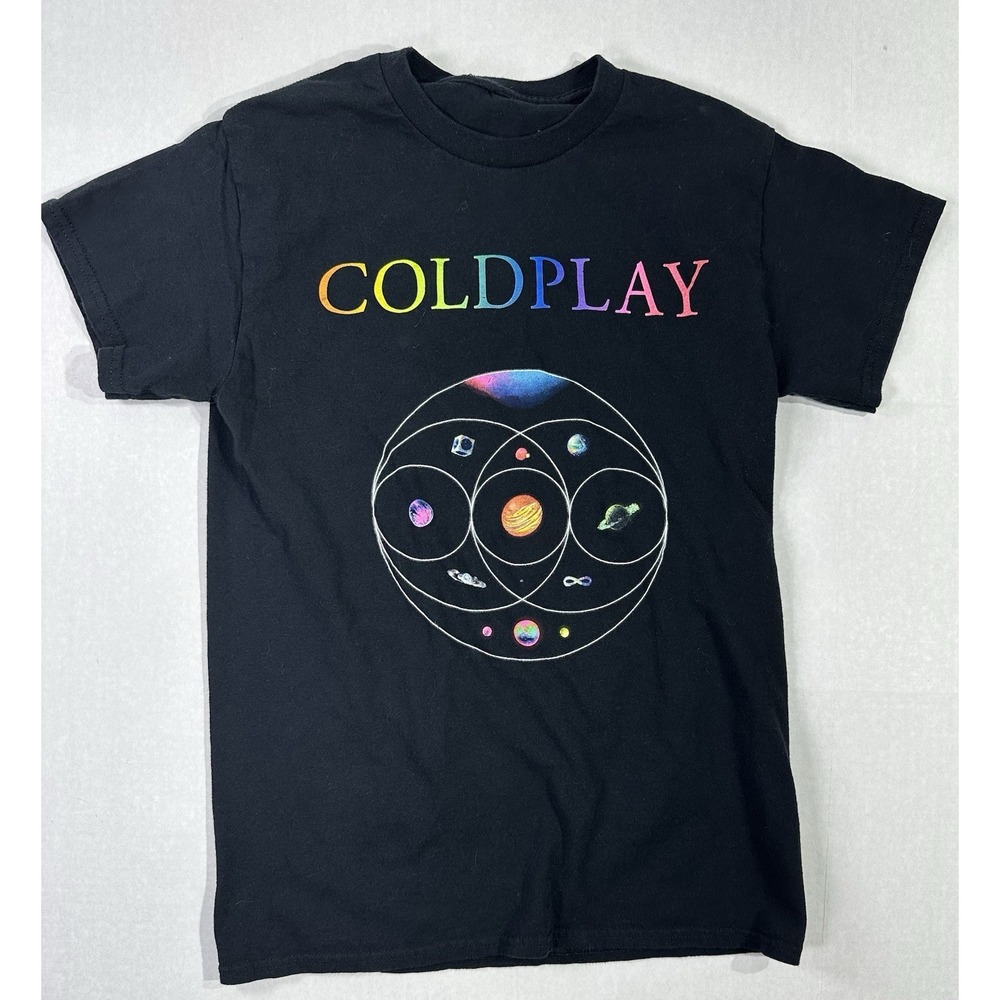 Coldplay Music of the Spheres Tour 2022 Concert Tee - Mens Size Small